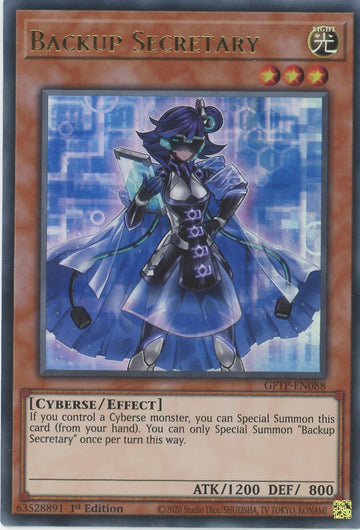 GFTP-EN088 - Backup Secretary - Ultra Rare - Ghosts From the Past