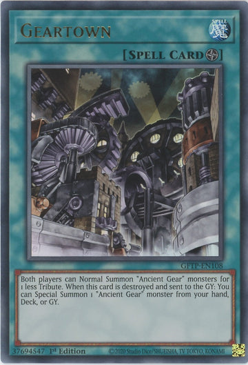 GFTP-EN108 - Geartown - Ultra Rare - Ghosts From the Past