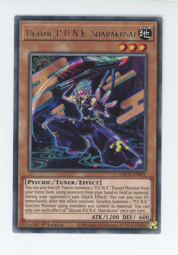 GRCR-EN001 - Ukiyoe-P.U.N.K. Sharakusai - Rare - The Grand Creators
