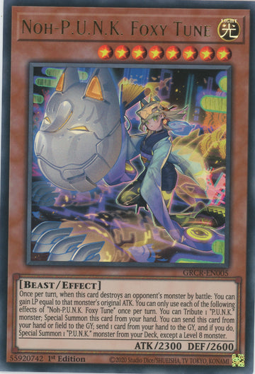 GRCR-EN005 - Noh-P.U.N.K. Foxy Tune - Ultra Rare - The Grand Creators