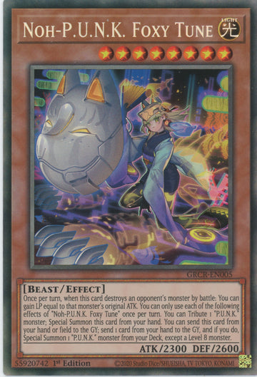 GRCR-EN005 - Noh-P.U.N.K. Foxy Tune - Collector's Rare - The Grand Creators