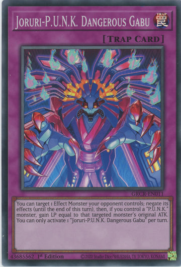 GRCR-EN011 - Joruri-P.U.N.K. Dangerous Gabu - Super Rare - The Grand Creators