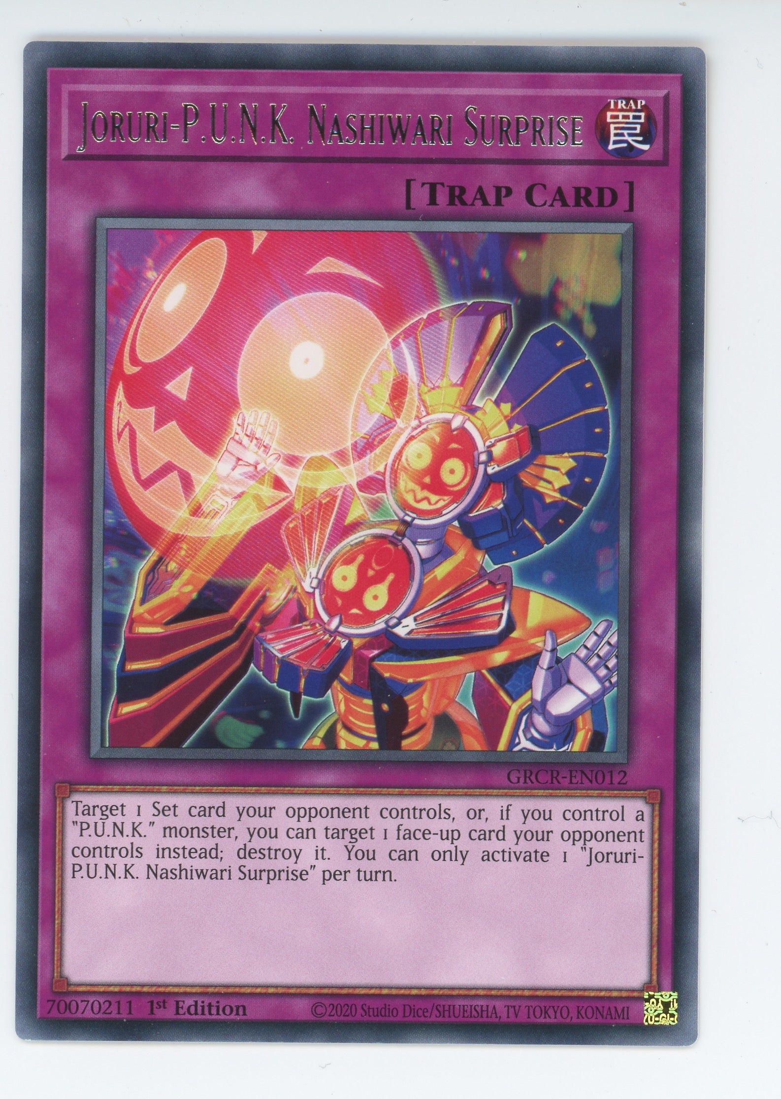 GRCR-EN012 - Joruri-P.U.N.K. Nashiwari Surprise - Rare - Normal Trap - The Grand Creators