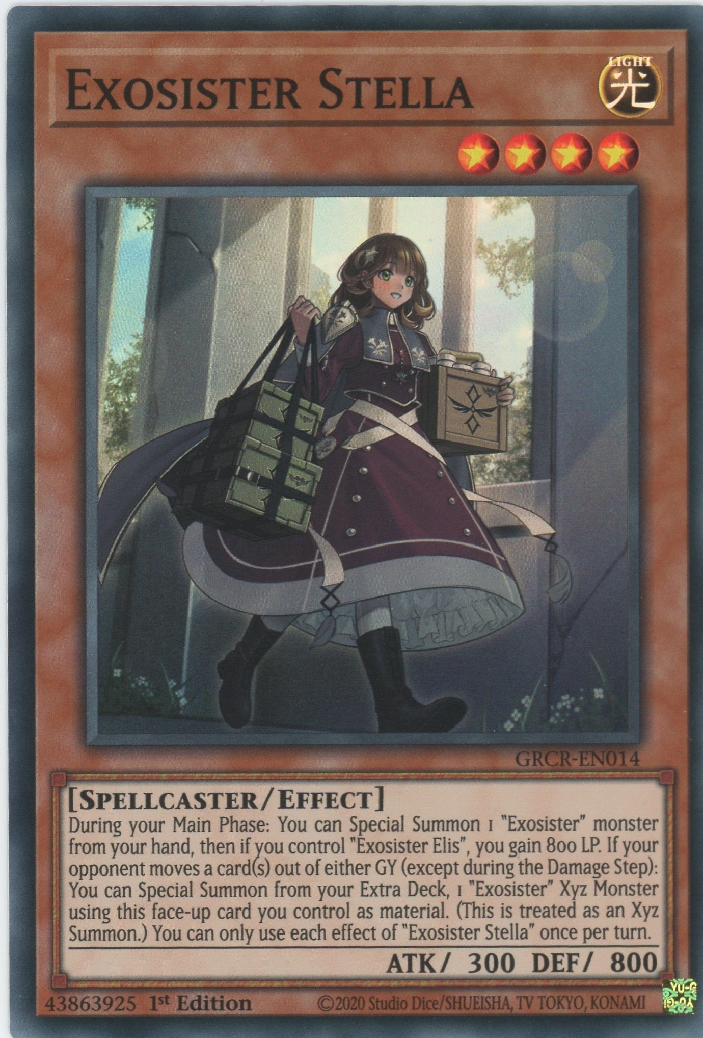 GRCR-EN014 - Exosister Stella - Super Rare - Effect Monster - The Grand Creators