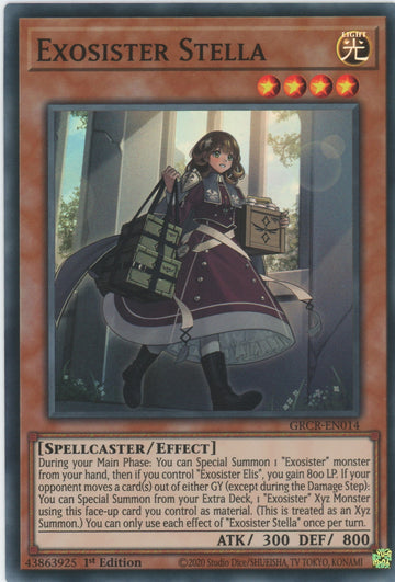 GRCR-EN014 - Exosister Stella - Super Rare - The Grand Creators