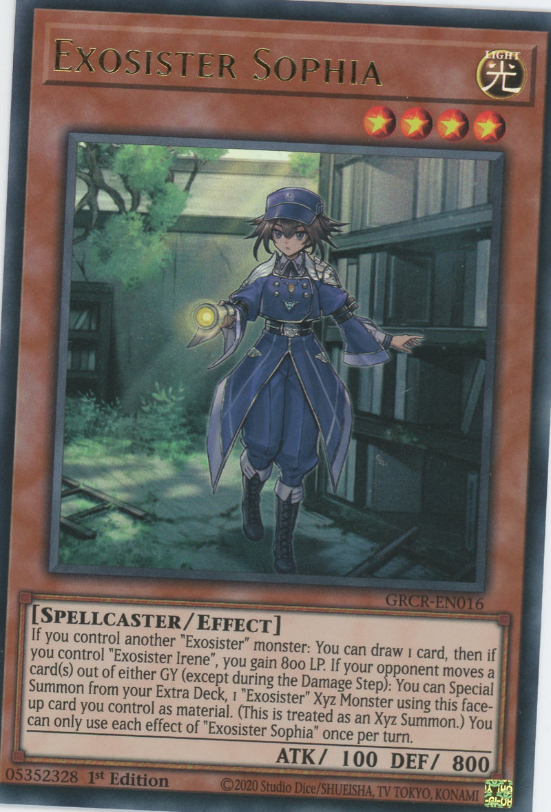 GRCR-EN016 - Exosister Sophia - Ultra Rare - Effect Monster - The Grand Creators