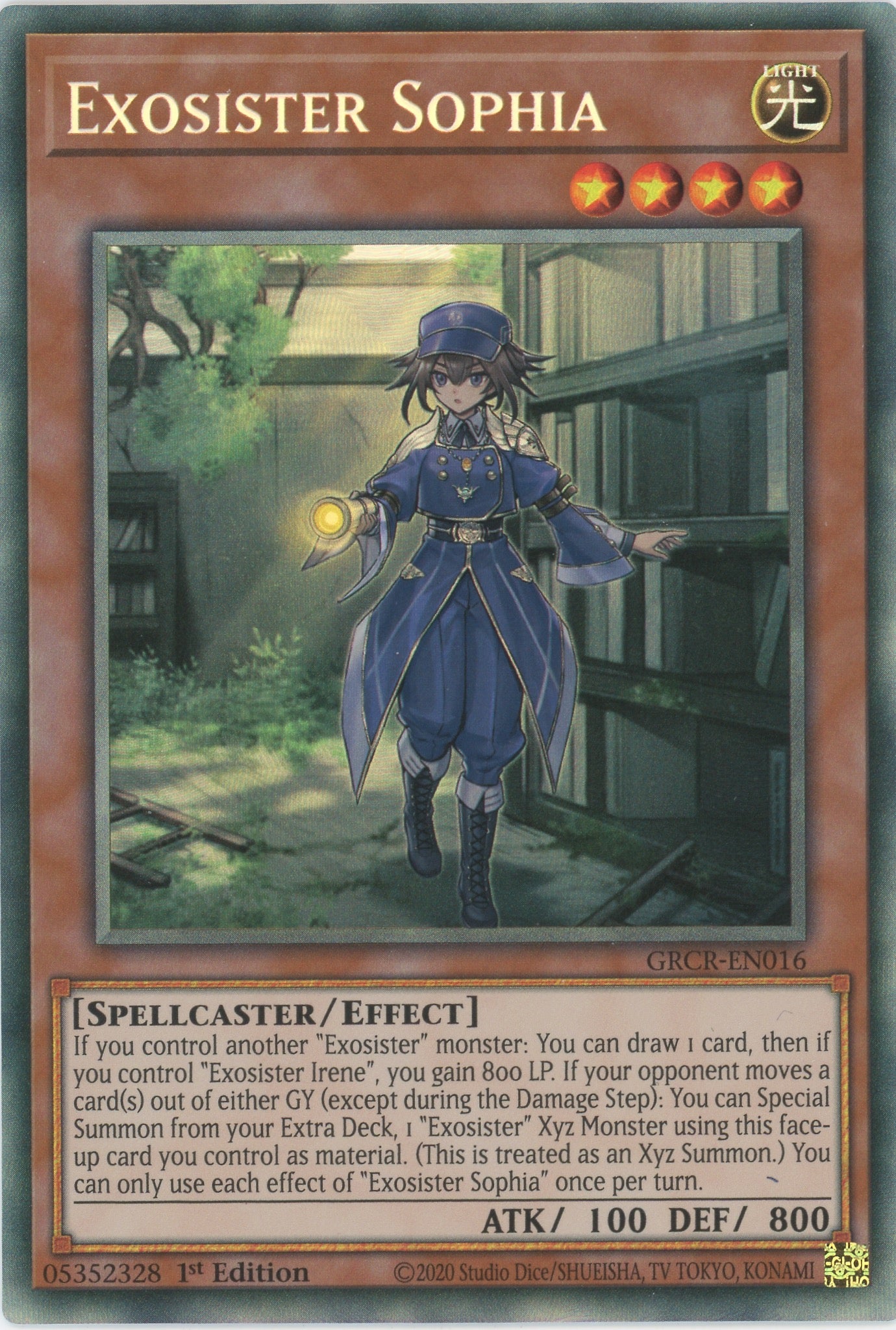 GRCR-EN016 - Exosister Sophia - Collector's Rare - Effect Monster - The Grand Creators