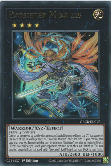 GRCR-EN017 - Exosister Mikailis - Ultra Rare - The Grand Creators