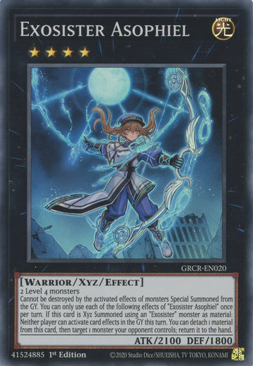 GRCR-EN020 - Exosister Asophiel - Super Rare - The Grand Creators