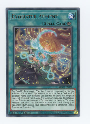 GRCR-EN022 - Exosister Arment - Rare - The Grand Creators