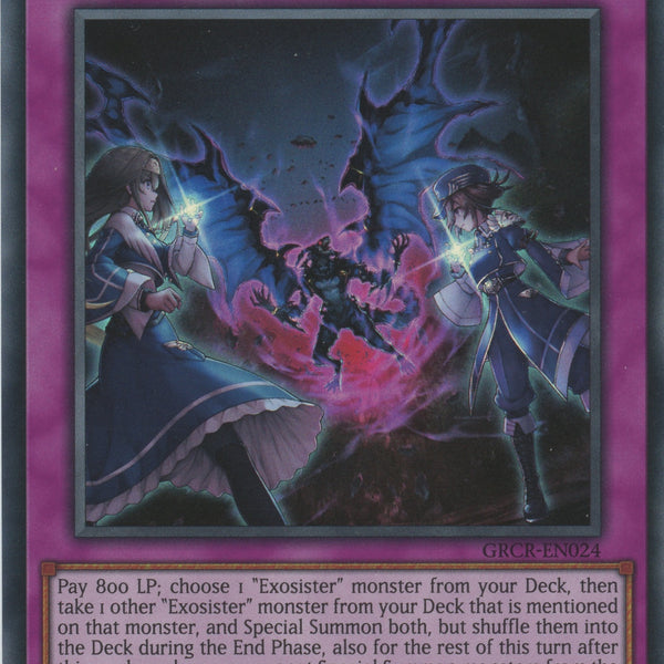 GRCR-EN024 - Exosister Vadis - Super Rare - Normal Trap - The Grand Cr GRCR-EN024 - Exosister Vadis - Super Rare - Normal Trap - The Grand Cr