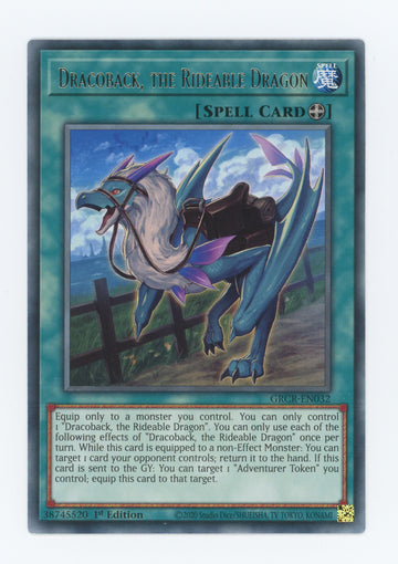 GRCR-EN032 - Dracoback, the Rideable Dragon - Rare - The Grand Creators
