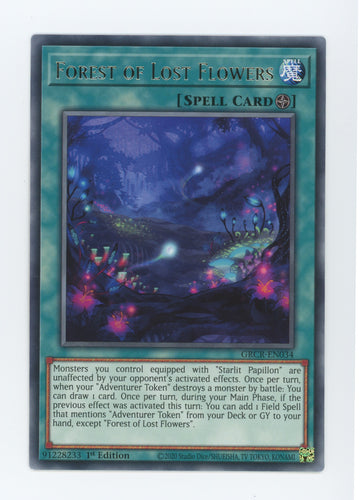 GRCR-EN034 - Forest of Lost Flowers - Rare - The Grand Creators
