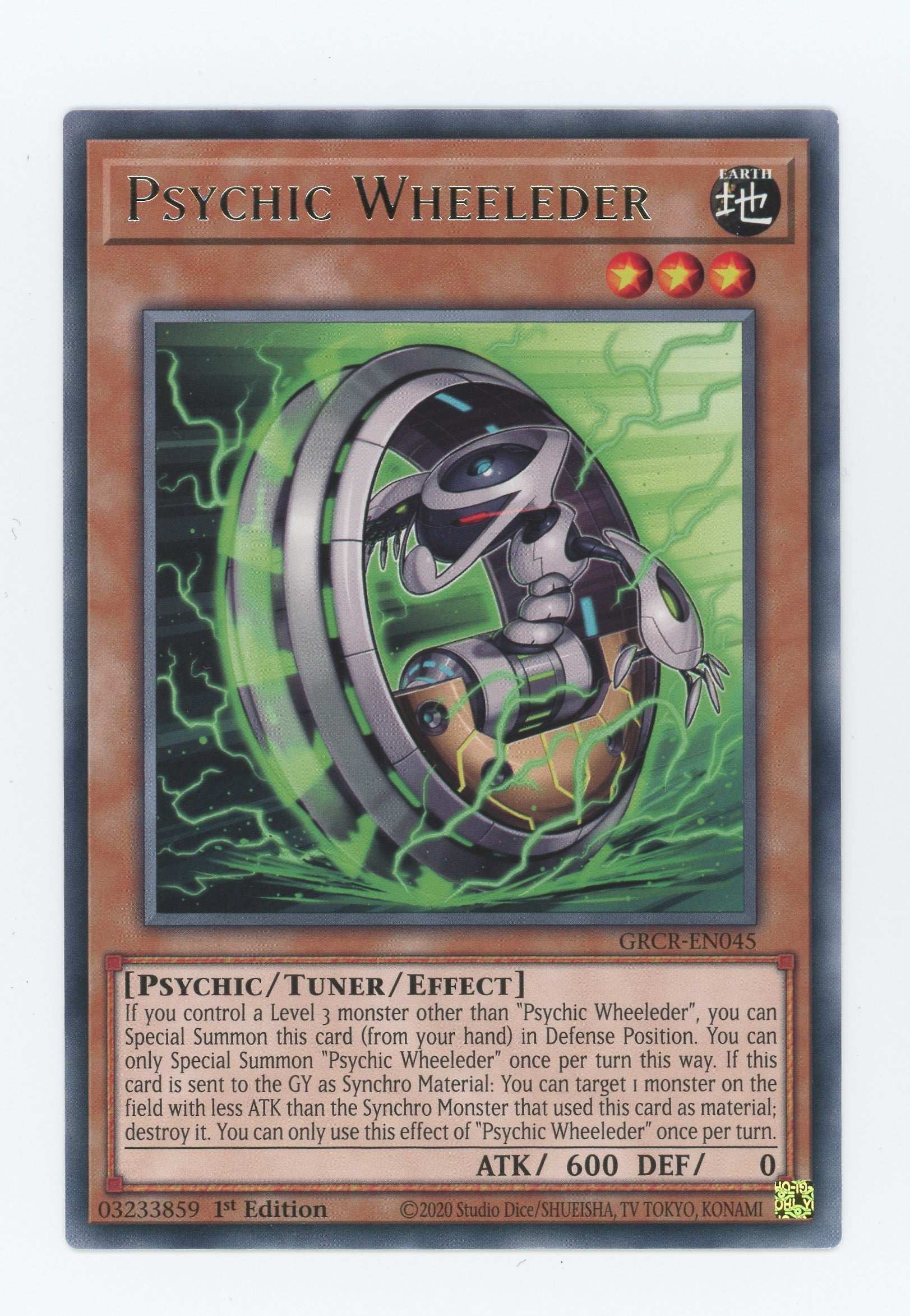 GRCR-EN045 - Psychic Wheeleder - Rare - Effect Tuner monster - The Grand Creators