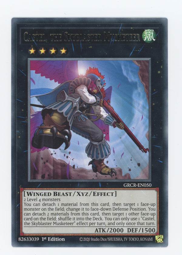 GRCR-EN050 - Castel, the Skyblaster Musketeer - Rare - Effect Xyz Monster - The Grand Creators