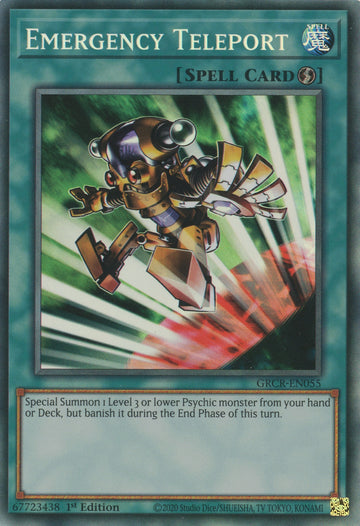 GRCR-EN055 - Emergency Teleport - Collector's Rare - The Grand Creators