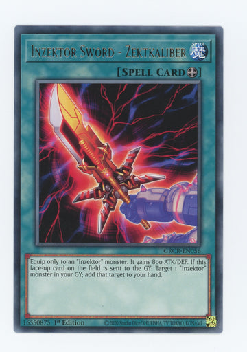 GRCR-EN056 - Inzektor Sword - Zektkaliber - Rare - The Grand Creators