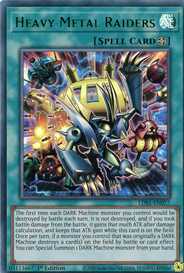 LDS1-EN077 - Heavy Metal Raiders (Green) - Ultra Rare - Legendary Duelists: Season 1