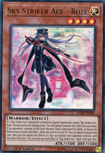 IGAS-EN020 - Sky Striker Ace - Roze - Ultra Rare - Ignition Assault