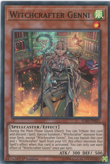 IGAS-EN021 - Witchcrafter Genni - Super Rare - Ignition Assault