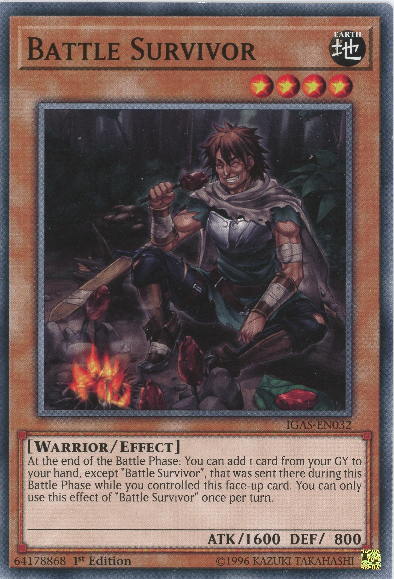 IGAS-EN032 - "Battle Survivor" - Common - Effect Monster -   - Ignition Assault