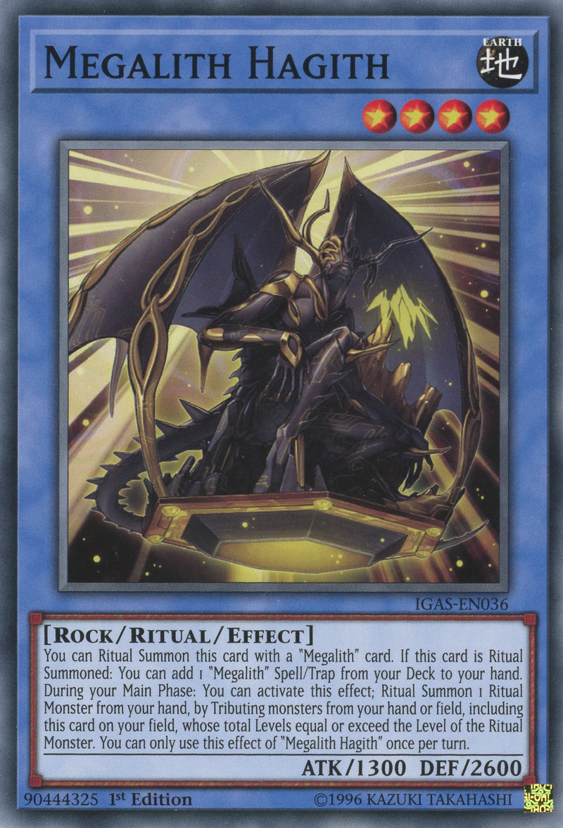 IGAS-EN036 - "Megalith Hagith" - Common - Effect Ritual Monster -   - Ignition Assault