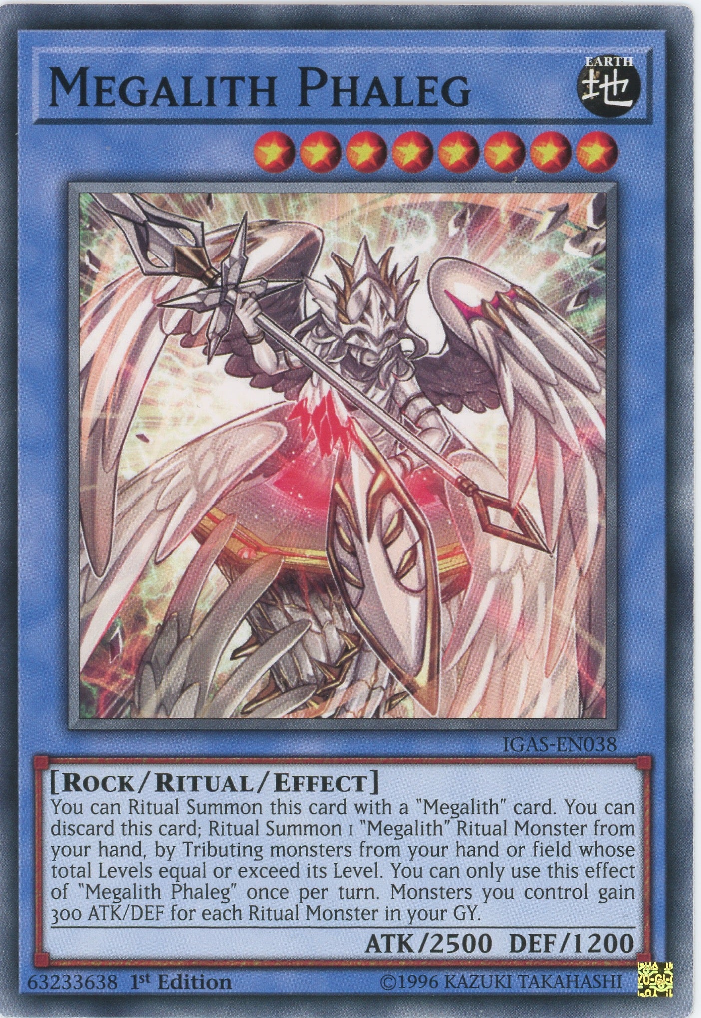 IGAS-EN038 - "Megalith Phaleg" - Common - Effect Ritual Monster -   - Ignition Assault