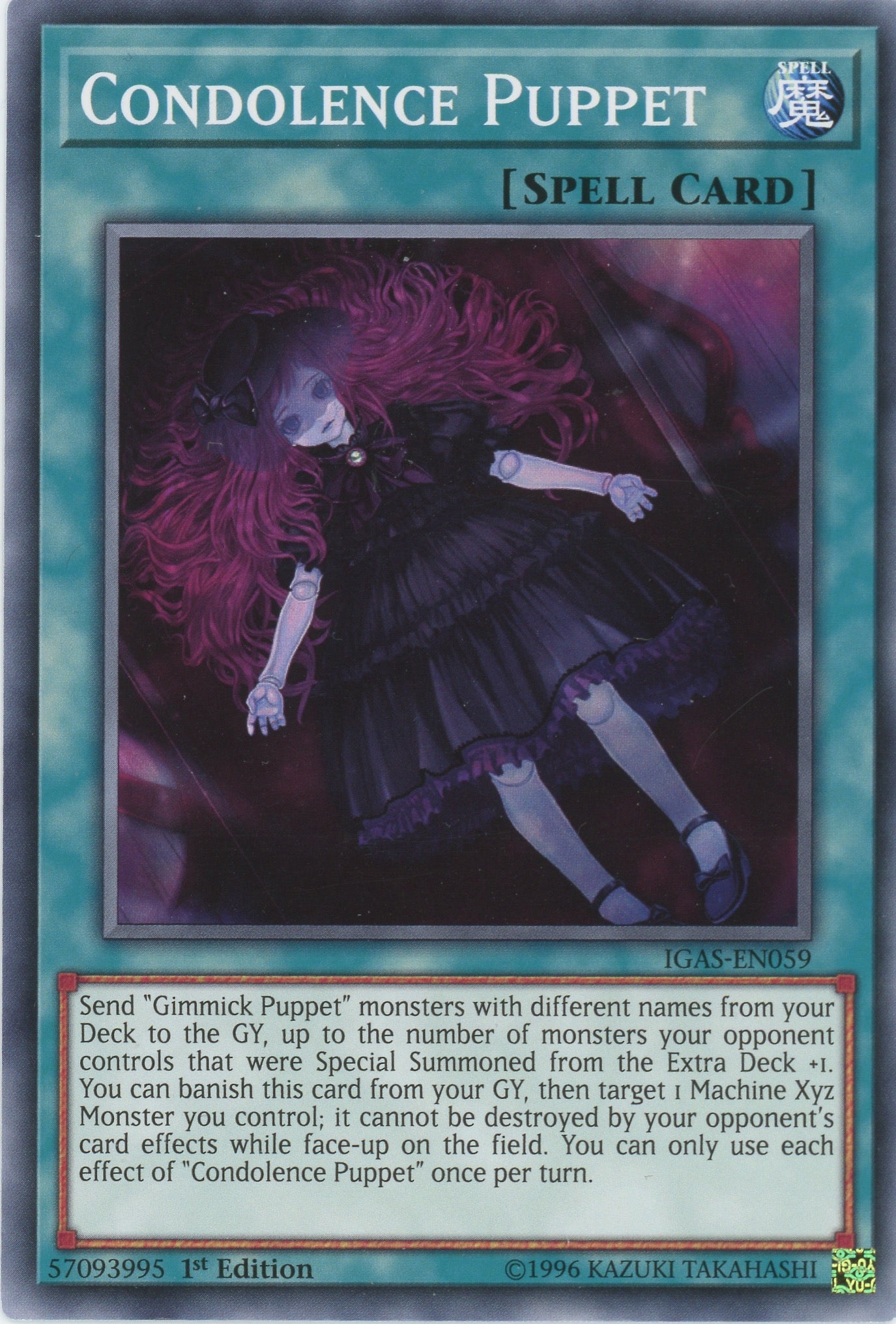 IGAS-EN059 - "Condolence Puppet" - Common - Normal Spell -   - Ignition Assault