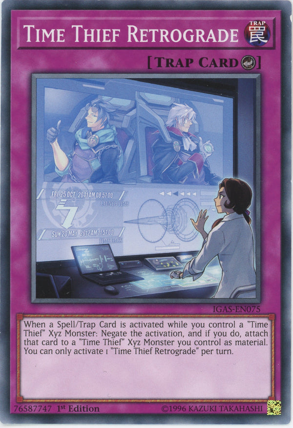 IGAS-EN075 - "Time Thief Retrograde" - Common - Counter Trap -   - Ignition Assault