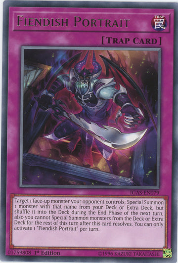 IGAS-EN079 - Fiendish Portrait - Rare - Ignition Assault