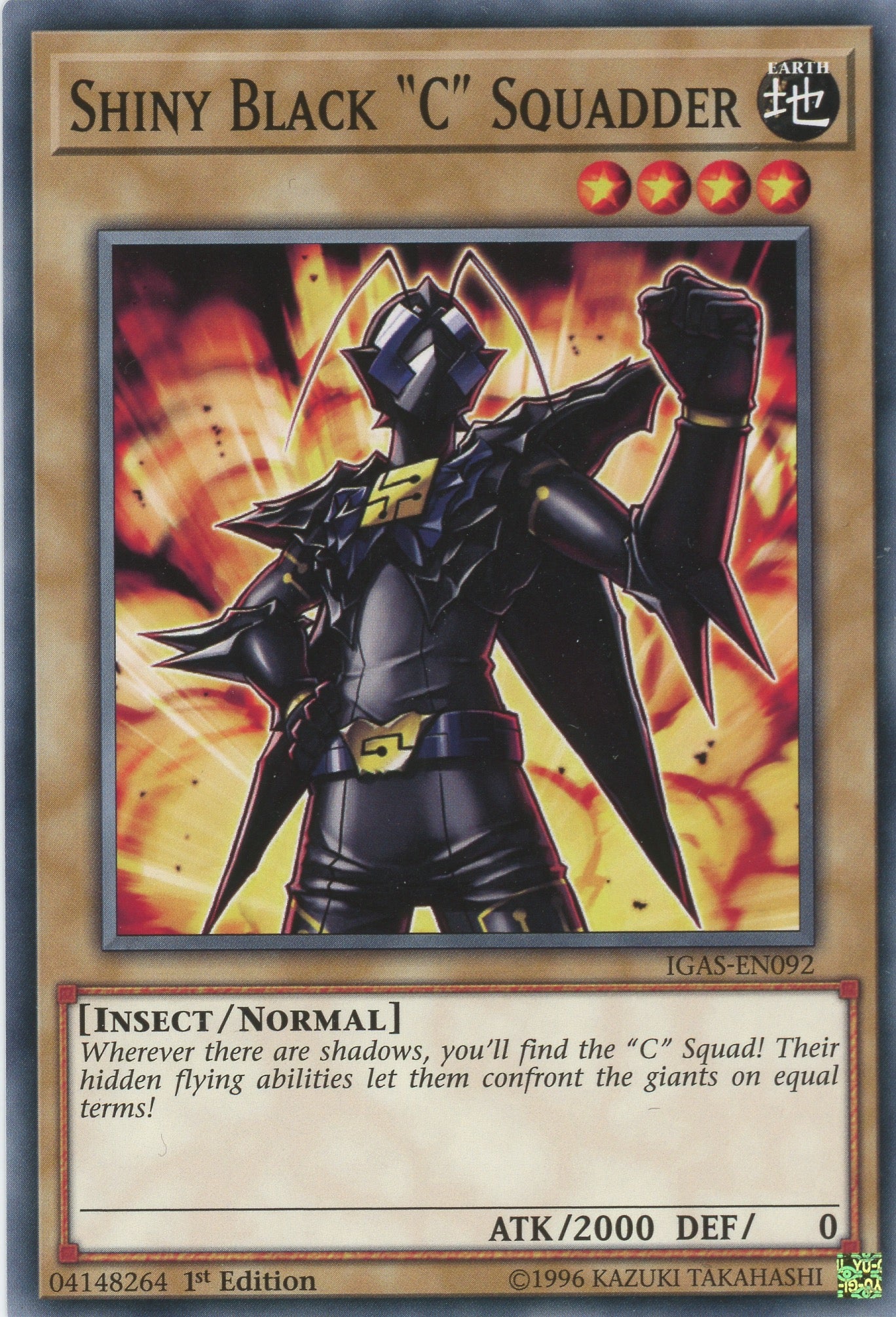 IGAS-EN092 - "Shiny Black "C" Squadder" - Common - Normal Monster -   - Ignition Assault