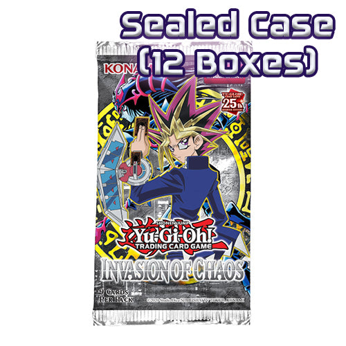 Yugioh Invasion of Chaos Booster Box x12 - 1 Case