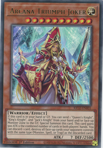 KICO-EN001 - Arcana Triumph Joker - Ultra Rare - King's Court