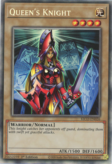 KICO-EN026 - Queen's Knight (CR) - Collector's Rare - King's Court