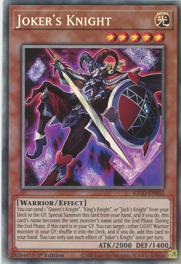 KICO-EN002 - Joker's Knight (CR) - Collector's Rare - King's Court