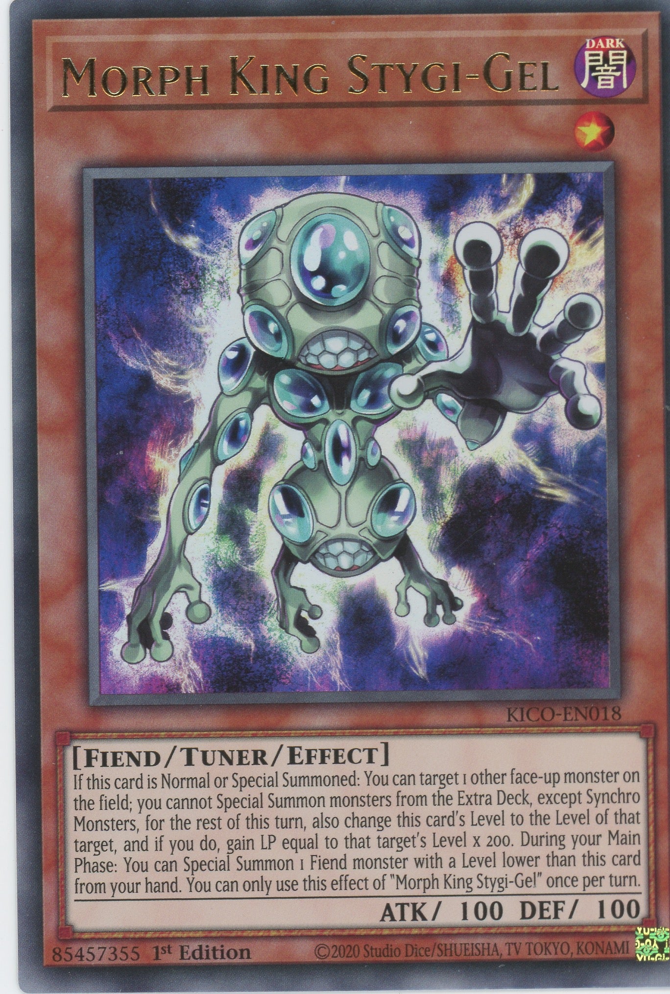 KICO-EN018 - Morph King Stygi-Gel - Ultra Rare - Effect Tuner monster - Kings Court