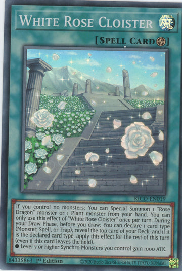 KICO-EN019 - White Rose Cloister - Super Rare - King's Court