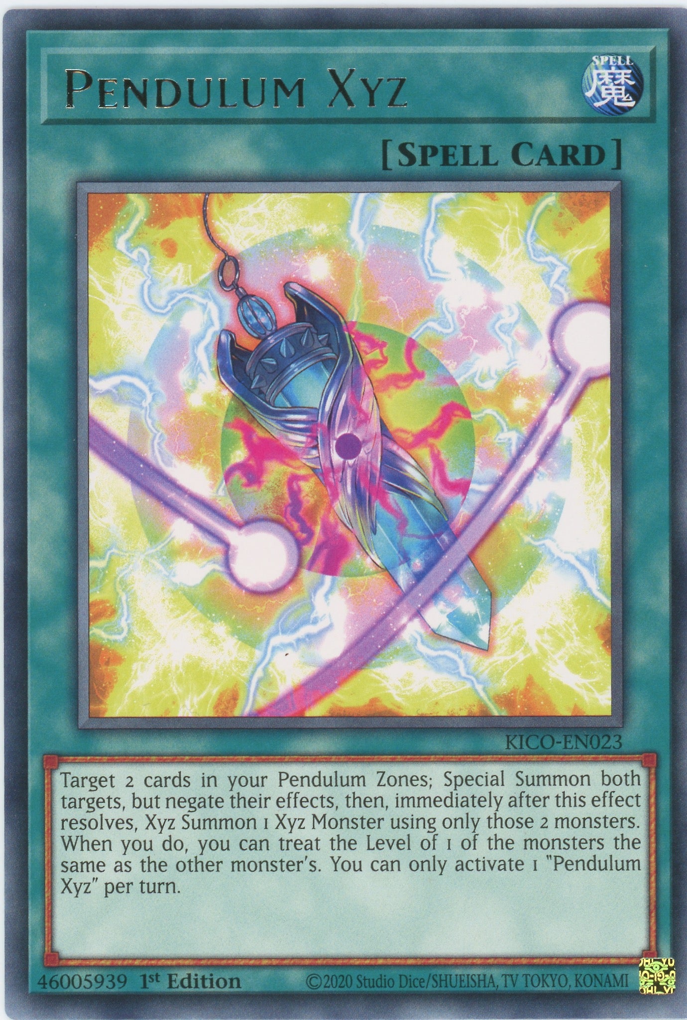 KICO-EN023 - Pendulum Xyz - Rare - Normal Spell - Kings Court