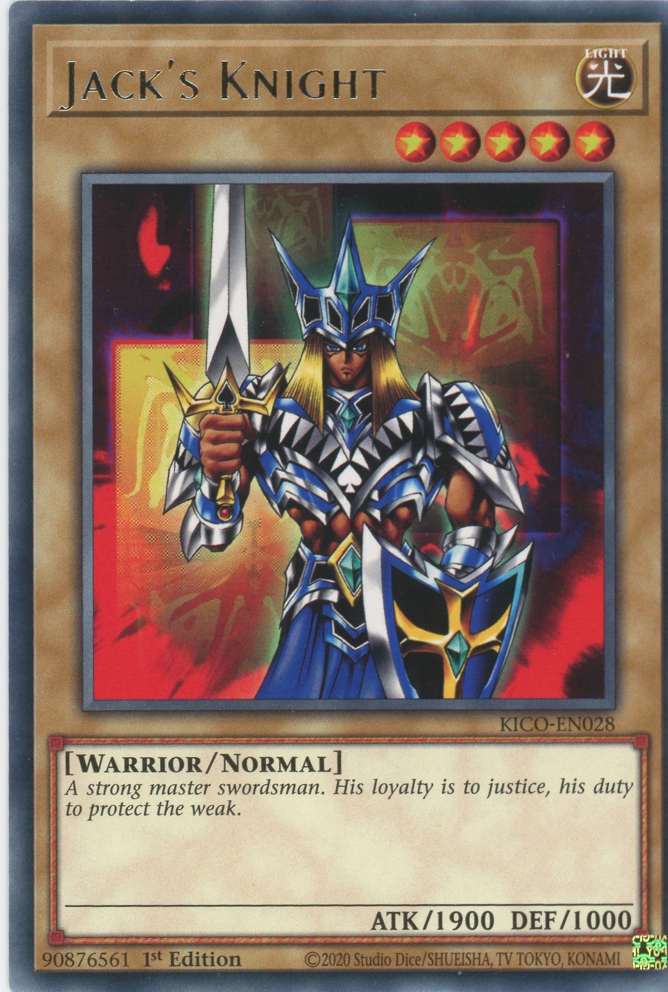 KICO-EN028 - Jacks Knight - Rare - Normal Monster - Kings Court