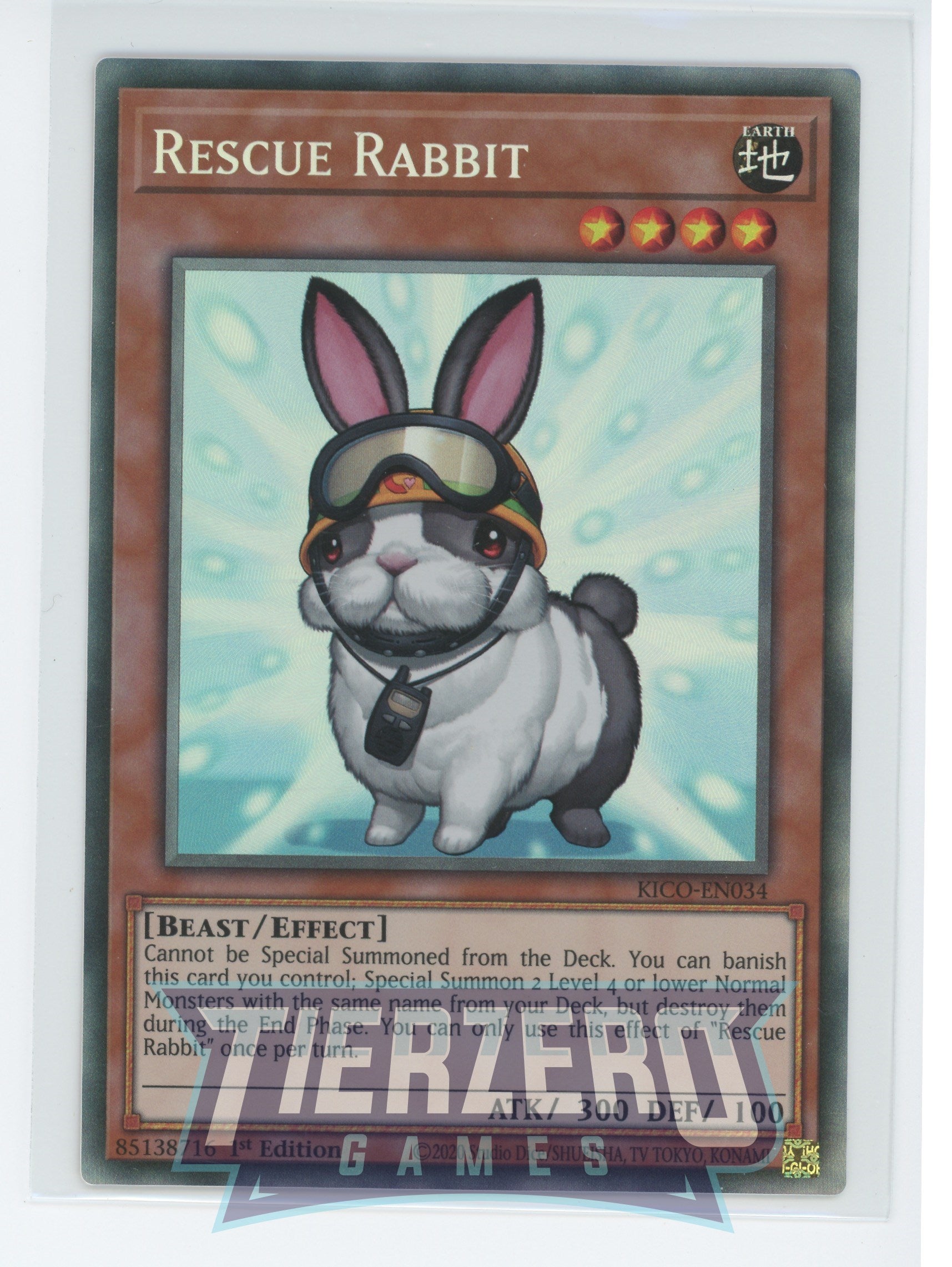 KICO-EN034 - Rescue Rabbit - Collectors Rare - Effect Monster - Kings Court