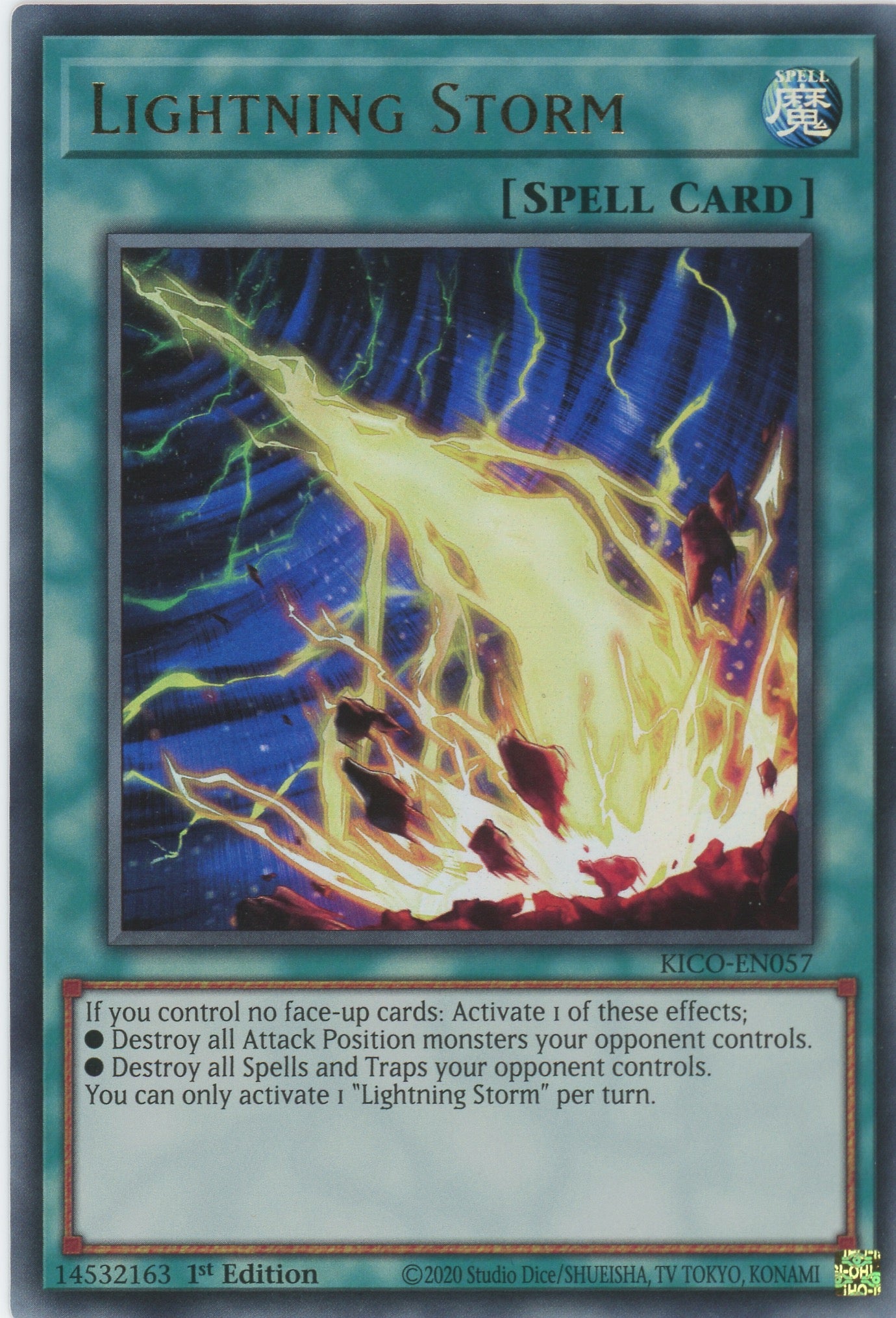 KICO-EN057 - Lightning Storm - Ultra Rare - Normal Spell - Kings Court