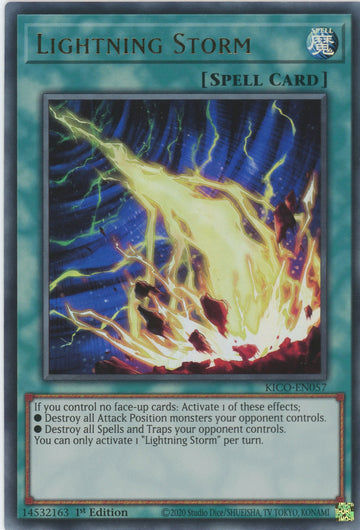 KICO-EN057 - Lightning Storm - Ultra Rare - King's Court