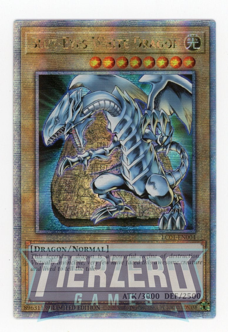 LC01-EN004 - Blue-Eyes White Dragon - Quarter Century Secret Rare - Legendary Collection 25th Anniversary Edition