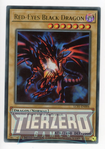 LC01-EN006 - Red-Eyes Black Dragon (25th Anniversary Edition) - Ultra Rare - Legendary Collection: 25th Anniversary Edition