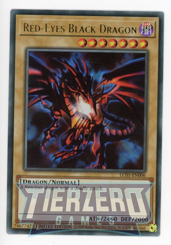 LC01-EN006 - Red-Eyes Black Dragon- Ultra Rare - Legendary Collection 25th Anniversary Edition