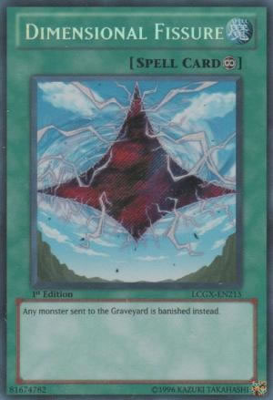LCGX-EN215 - Dimensional Fissure - Secret Rare - 1st Edition Legendary Collection 2 NM AMERICAN PRINT