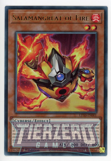 LD10-EN001 - Salamangreat of Fire - Ultra Rare - Legendary Duelists: Soulburning Volcano