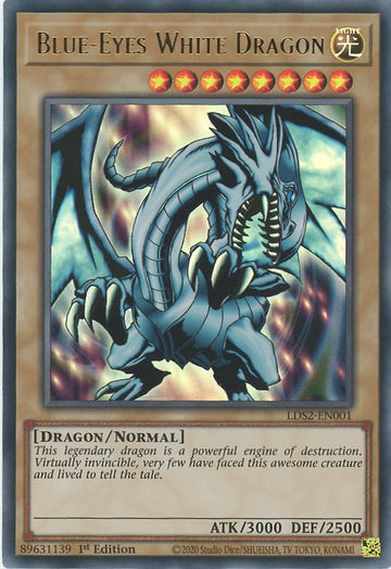 LDS2-EN001 - Blue-Eyes White Dragon - Ultra Rare - Legendary Duelists: Season 2