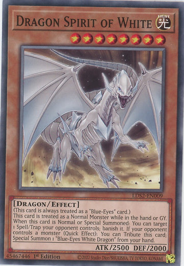 LDS2-EN009 - Dragon Spirit of White - Common - Legendary Duelists: Season 2
