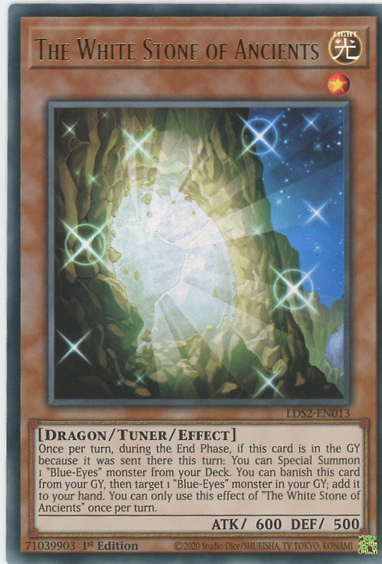 LDS2-EN013 - The White Stone of Ancients - Ultra Rare - Effect Tuner monster - Legendary Duelists Season 2